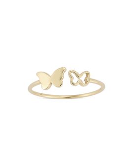 Moon & Meadow Moon & Meadow 14K Yellow Gold Butterfly Ring