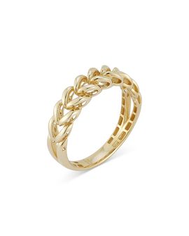 Moon & Meadow Moon & Meadow 14K Yellow Gold Chevron Ring