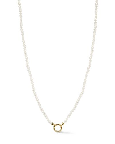 Moon & Meadow Moon & Meadow 14K Yellow Gold Cultured Freshwater Pearl Necklace, 17