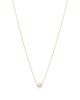 Moon & Meadow Moon & Meadow 14K Yellow Gold Cultured Freshwater Pearl Solitaire Necklace, 18 - 1