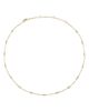 Moon & Meadow Moon & Meadow 14K Yellow Gold Cultured Pearl Sparkle Chain Necklace, 18 - 3