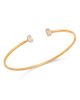 Moon & Meadow Moon & Meadow 14K Yellow Gold Emerald Cut Lab Grown Diamond Flexible Cuff Bracelet - 1