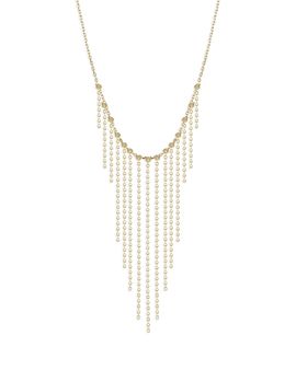 Moon & Meadow Moon & Meadow 14K Yellow Gold Fringe Collar Necklace, 16