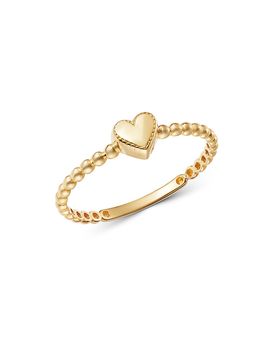 Moon & Meadow Moon & Meadow 14K Yellow Gold Heart Ring