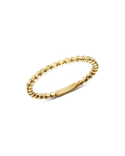 Moon & Meadow Moon & Meadow 14K Yellow Gold Polished Bead Band