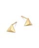 Moon & Meadow Moon & Meadow 14K Yellow Gold Triangle Stud Earrings - 3