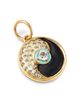 Moon & Meadow Moon & Meadow 14K Yellow Gold White Topaz Yin Yang Charm - 2