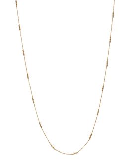 Moon & Meadow Moon & Meadow Bar Station Necklace in 14K Yellow Gold, 16