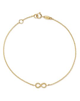 Moon & Meadow Moon & Meadow Infinity Bracelet in 14K Yellow Gold
