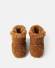 Moon Boot Kids Moon Boot Kids Baby Crib suede-trimmed teddy booties - 4