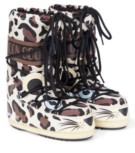Moon Boot Kids Moon Boot Kids Icon Junior Leopard snow boots