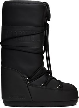 Moon Boot Moon Boot Black Icon Rubber Boots