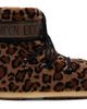 Moon Boot Moon Boot Brown Icon Low Leopard Print Fleece Boots - 1