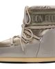 Moon Boot Moon Boot Gold & Taupe Icon Low Glance Satin Boots - 3