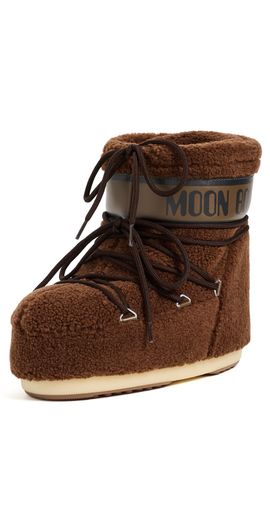 Moon Boot Moon Boot Icon Low Fleece Boots Brown