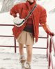 Moon Boot Moon Boot Icon Shearling Boot Whiskey/Off White - 3
