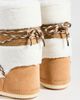 Moon Boot Moon Boot Icon Shearling Boot Whiskey/Off White - 5