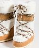Moon Boot Moon Boot Icon Shearling Boot Whiskey/Off White - 6