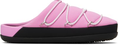 Moon Boot Moon Boot Pink Soft Slipper Loafers