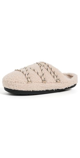 Moon Boot Moon Boot Teddy Sherpa Slippers Sand