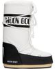 Moon Boot Moon Boot White & Black Icon Nylon Tall Boots - 1