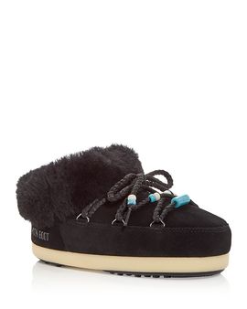 Moon Boot Moon Boot Women's Beaded Shearling Mule Booties