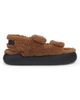 Moon Boot Women's Moon Boot Shearling Sandals - 7