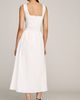 Moon River 100% Cotton Square-Neck Midi Dress - 2