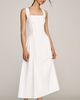 Moon River 100% Cotton Square-Neck Midi Dress - 3