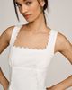 Moon River 100% Cotton Square-Neck Midi Dress - 4