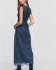 Moon River Faux-Suede Lace-Trim Midi Dress - 4