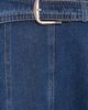 Moon River Moon River Belt Buckle Detail Denim Midi Skirt Denim Blue - 6