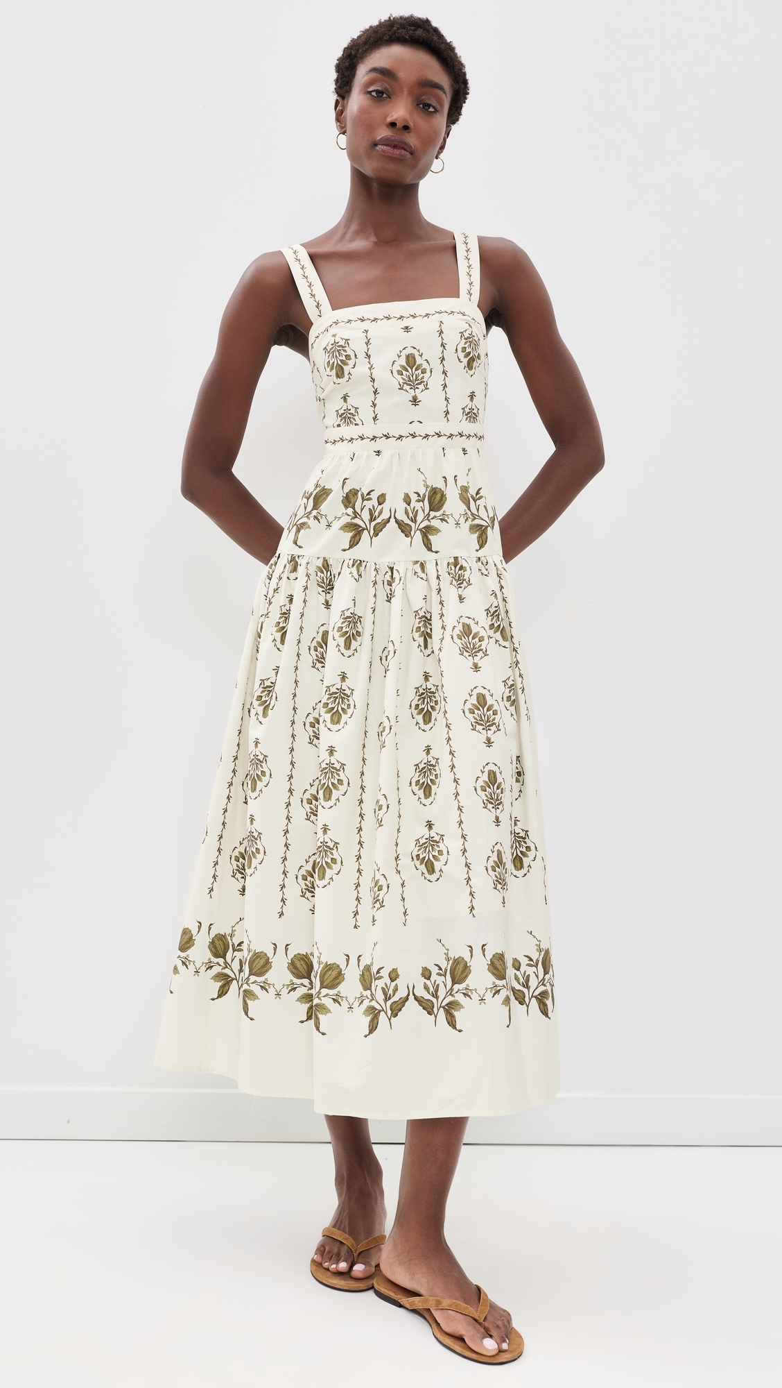 moon river dresses Women's Shirred Tiered Cutout Back TIE MIDI Dress, Blue, M at Amazon Women's Clothing store creating a retro feel Shop MOON RIVER Online |