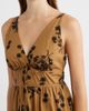 MOON RIVER MOON RIVER Embroidered Tiered Sleeveless Midi Dress - 4