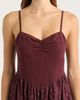 MOON RIVER MOON RIVER Eyelet Scallop Sleeveless Midi Dress - 4