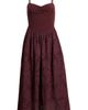 MOON RIVER MOON RIVER Eyelet Scallop Sleeveless Midi Dress - 5
