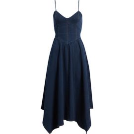 knee length dresses for ladies I Need You Denim Midi Dress main image 1