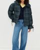 Moon River Moon River Plaid Puffer Jacket Green - 5