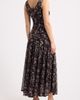 MOON RIVER MOON RIVER Polka Dot Tie Neck Gown - 2