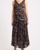 MOON RIVER MOON RIVER Polka Dot Tie Neck Gown - 3