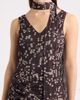 MOON RIVER MOON RIVER Polka Dot Tie Neck Gown - 5