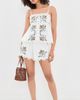 Moon River Moon River Scallop Floral Embroidered Top White Multi - 5
