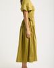 MOON RIVER MOON RIVER Smocked Puff Sleeve Midi Dress - 3