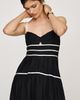 Moon River Piped Midi Dress - 4