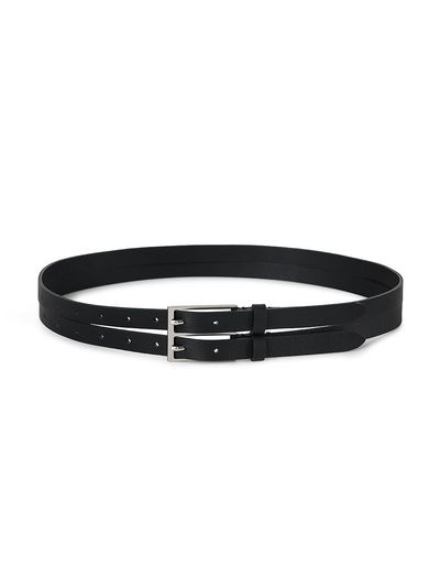 MOONT Cowhide Leather Double Strap Belt