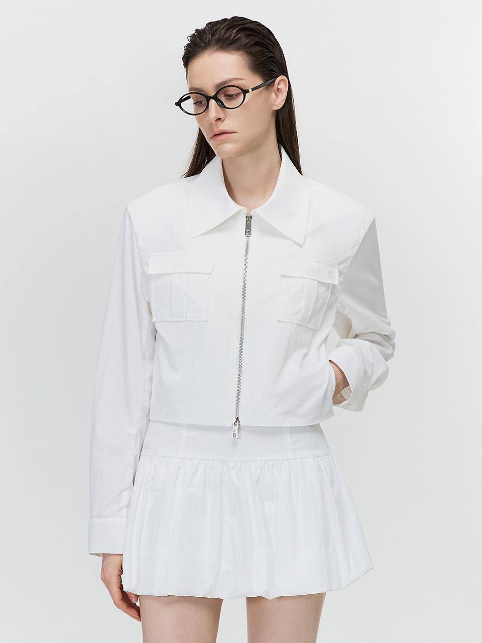 MOONT Crispy Zip-up Blazer