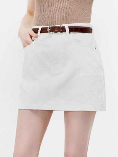 MOONT Diamond Mini Skirt