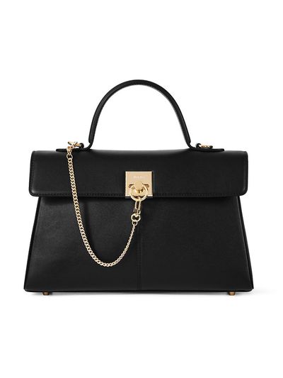 MOONT Leather Trapezoid 3-way Tote Bag