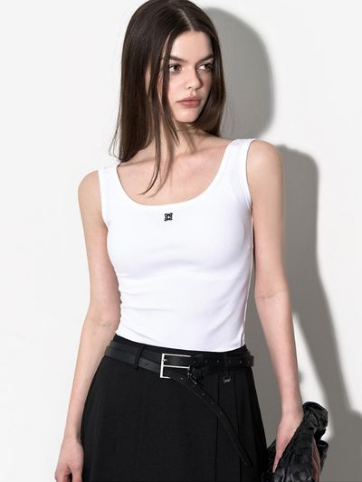 MOONT Logo Ribbed Sleeveless Tank
