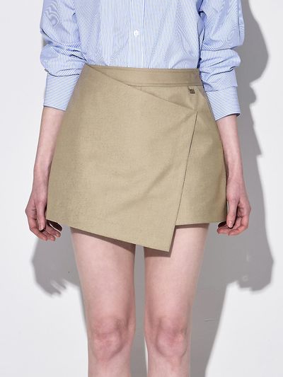 MOONT Mid-rise Mini Wrap Skort